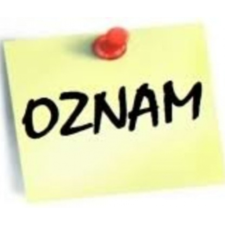 30.10.2022 Oznam